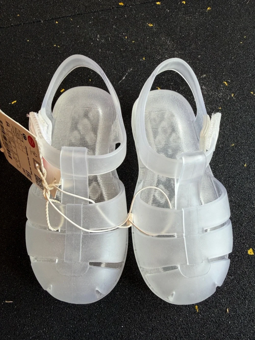 Zara Clear Jelly Fisherman Sandals NWT - Picture 5 of 8